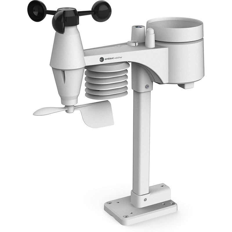 Ambient Weather Smart Weather Station with Wifi Remote Monitoring and Alerts, High Definition